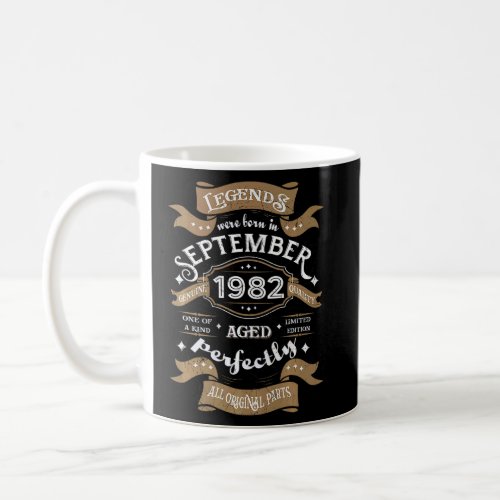 Birthday  legends were born in September 1982  Coffee Mug