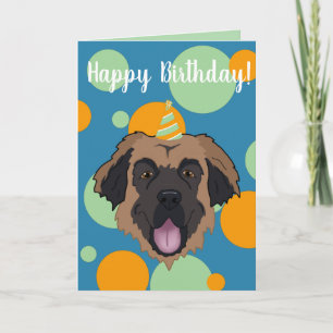 Birthday Leonberger Card