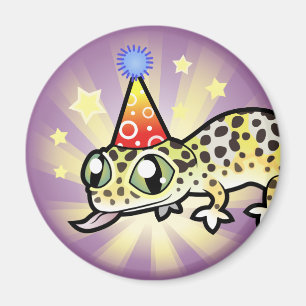 Birthday Leopard Gecko Magnet