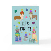 Birthday Let’s Pawty Dogs