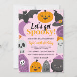 Birthday Let's Get Spooky Halloween Party  Invitation<br><div class="desc">More Fun Birthday Designs In The Little Bayleigh Store!</div>