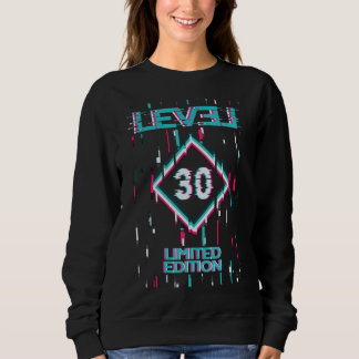 Birthday Level 30 Years   Gaming   Used Sweatshirt
