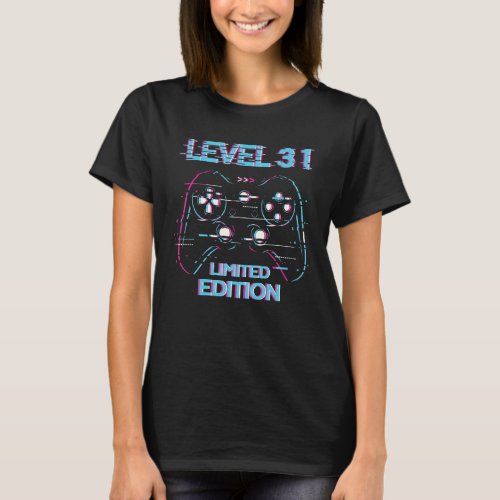 Birthday Level 31 Years  Gaming  Used T_Shirt
