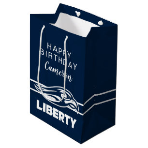 Birthday Liberty University Athletic Mark Medium Gift Bag