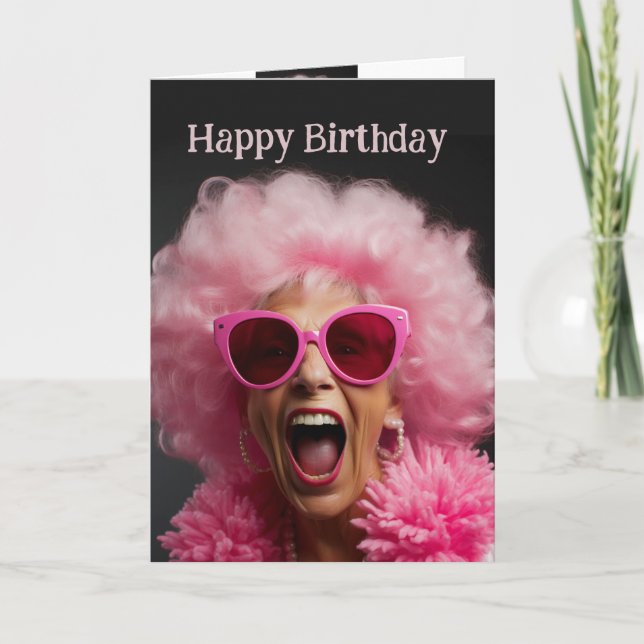 Birthday Live Life to the Fullest Fun Card (Front)