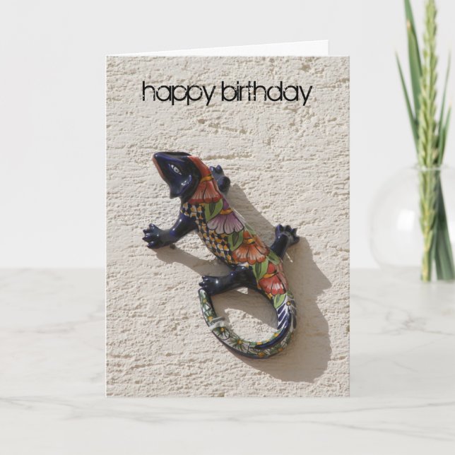 birthday lizard card (Front)