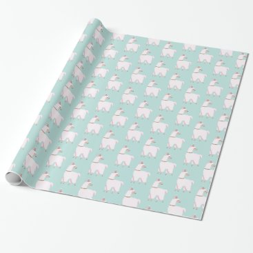 Birthday Llama Themed Wrapping Paper Birthday Llama Themed Wrapping Paper