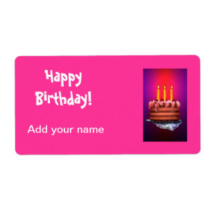Birthday Lollipop Tags Party Favors Wrapper Labels