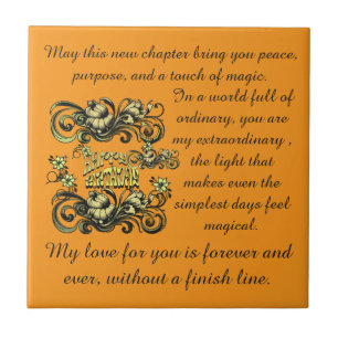 BIRTHDAY LOVE GIFT MOM DAD SISTER DAUGHTER BROTHER CERAMIC TILE