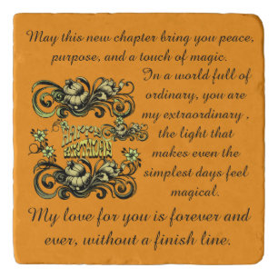 BIRTHDAY LOVE GIFT MOM DAD SISTER DAUGHTER BROTHER TRIVET