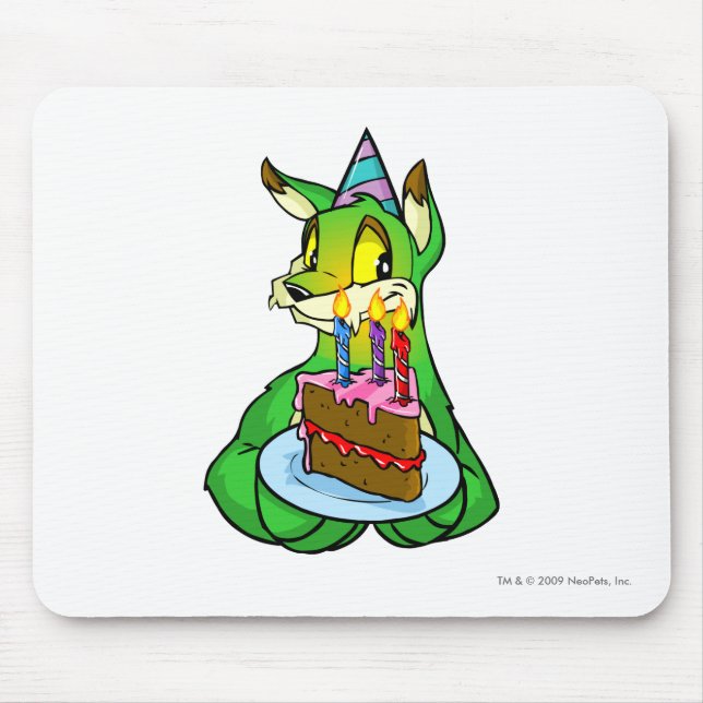 Birthday Lupe Mouse Pad (Front)