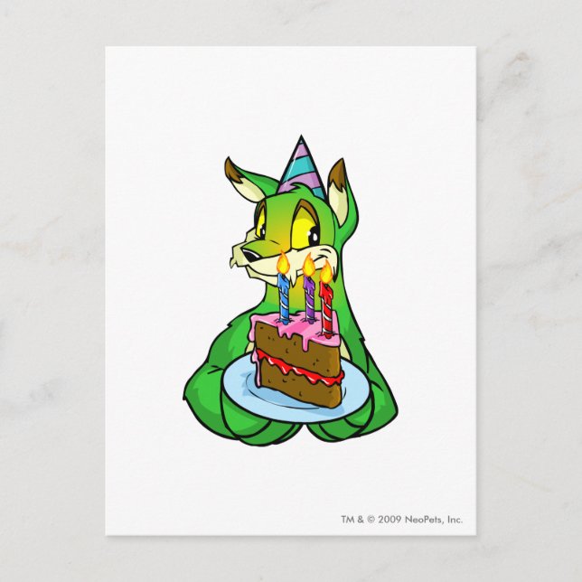 Birthday Lupe Postcard (Front)