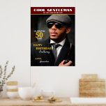Birthday Magazine Photo Cover Personalize Poster<br><div class="desc">Birthday Magazine Photo Cover Personalize Poster is a modern,  unique and personal gift to give to that special person in your life. It looks similar to a magazine cover.  Personalize it with your photo and information. It can be personalize for any age.</div>
