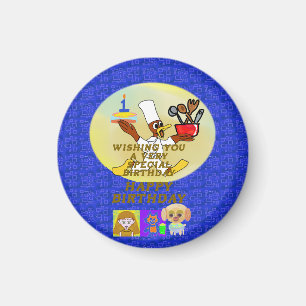 Birthday magnet