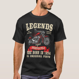 Birthday Man Biker Gift Motorcycle Chopper 1954 T  T-Shirt