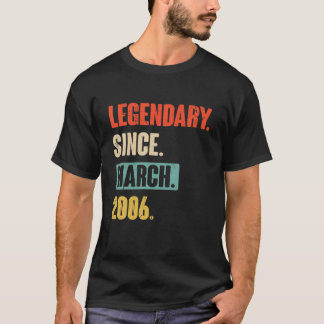 Birthday March 17Th Decoration 17 Years Old Vintag T-Shirt