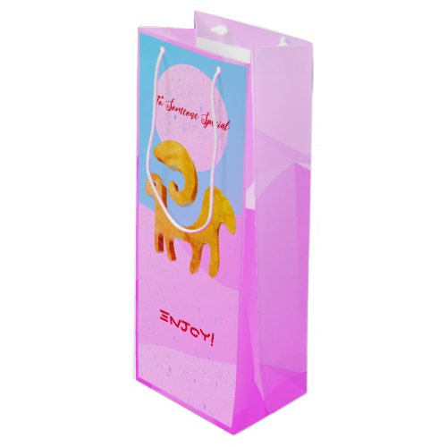 Birthday  March 21  April 19 Zodiac Aries Wine Gift Bag