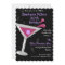 Birthday Martini Cocktail Invitation