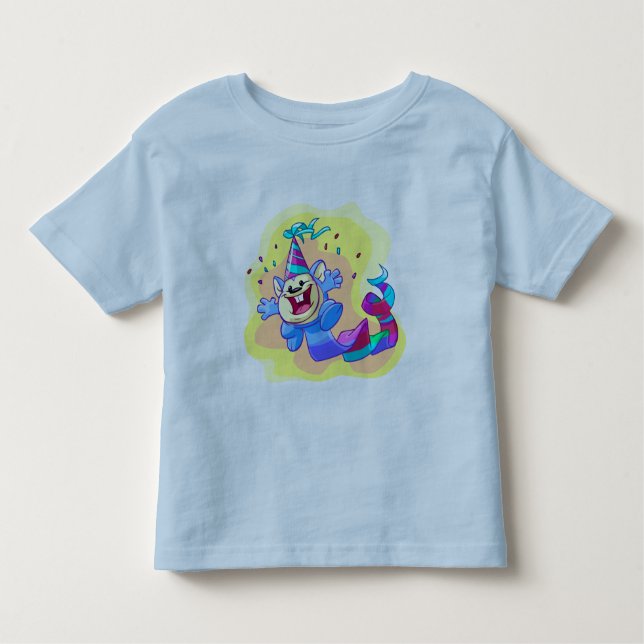 Birthday Meerca Toddler T-shirt (Front)