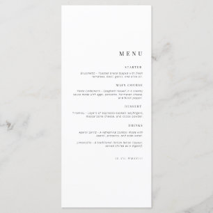 Birthday Menu   Celebration menu   