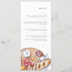 Birthday Menu Celebration menu Picnic