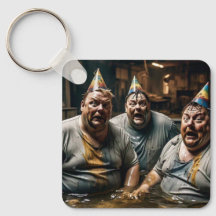 Birthday Mess - Funny Keychain