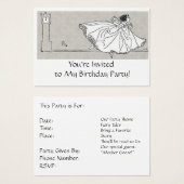 Birthday - Mini Invitations- Fairy Tale Theme (Front & Back)