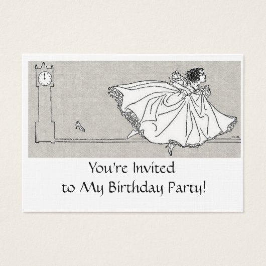 Birthday - Mini Invitations- Fairy Tale Theme (Front)
