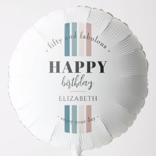 Birthday Minimalist design in pastel colors Balloon