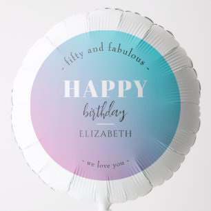 Birthday Minimalist design in pastel colors Balloon