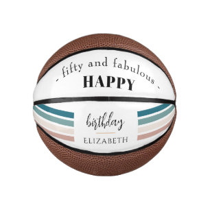 Birthday Minimalist design in pastel colors Mini Basketball