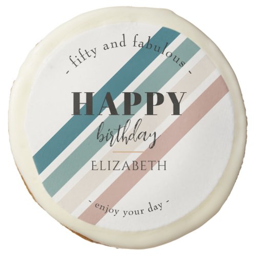 Birthday Minimalist design in pastel colors Sugar Cookie