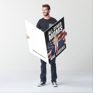 BIRTHDAY MOM DONALD TRUMP GIGANTIC HUGE Cards