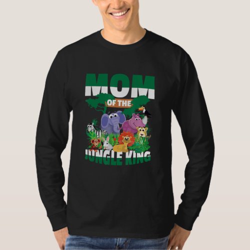 Birthday Mom of the Jungle Kid T_Shirt