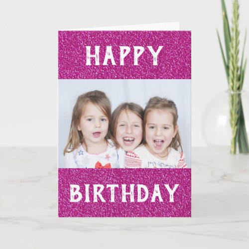 Birthday Mom Worlds Best Ever Kids Photo Card