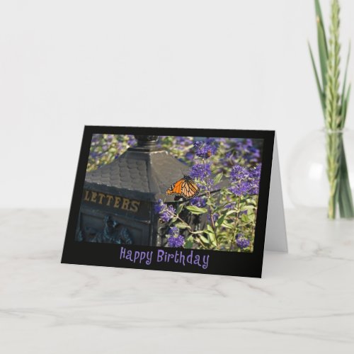 Birthday Monarch Butterfly Card