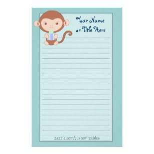 Monkey Stationery | Zazzle