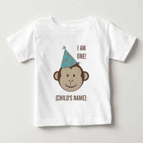 Birthday Monkey Face Shirt