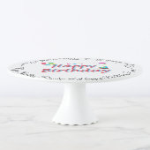 Birthday Monogram Amazing Fab Cake Stand (3/4)
