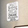 Birthday Monogram Cruising Cruise Cabin Door   Magnet