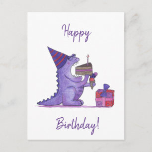 Birthday Monster Postcard