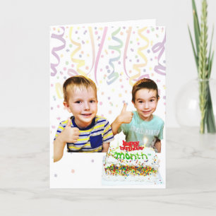 Birthday Month Greeting Card
