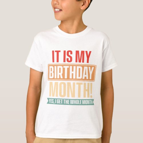 Birthday Month T_Shirt