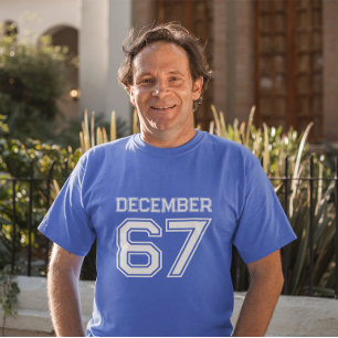 Birthday Month Year Holiday December 67 T-Shirt