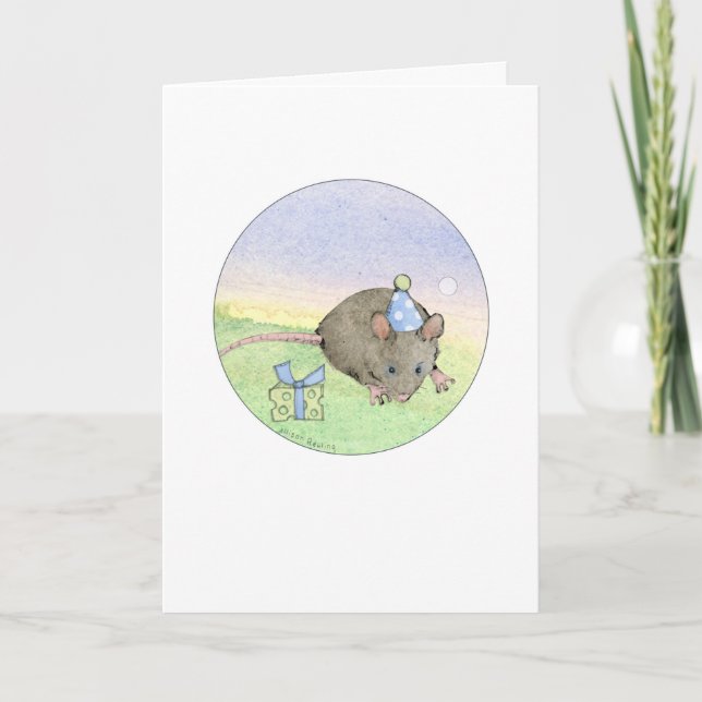 Birthday Mouse Card (Front)
