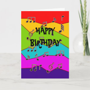 Birthday music card