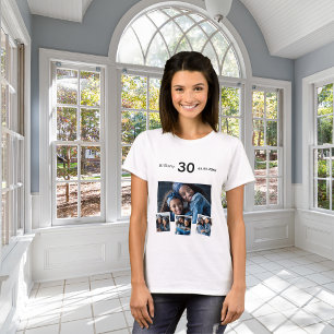 Birthday name age photo collage T-Shirt