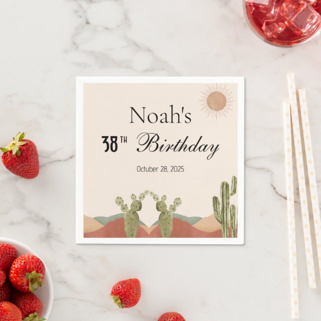 Birthday  napkins (Insitu)