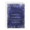 Birthday navy blue silver glitter dust glam