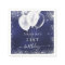 Birthday navy blue silver glitter white balloons